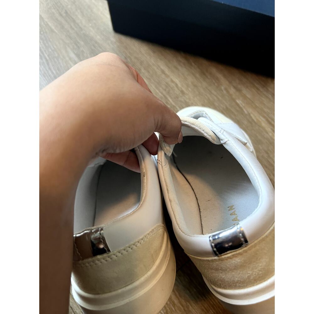 Cole Haan Grand Crosscourt Monk Strap City White Leather Sneakers - Picture 8 of 10
